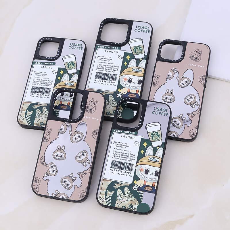 قاب آینه ای Casetify طرح لبوبو
