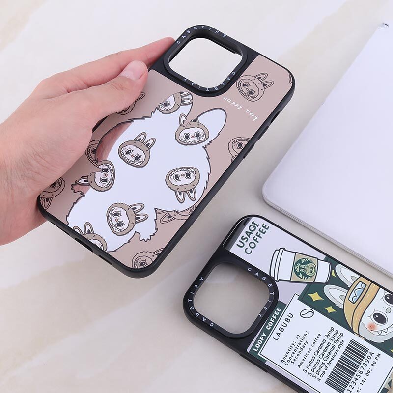 قاب آینه ای Casetify طرح لبوبو