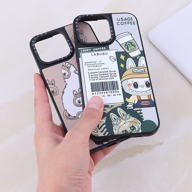 قاب آینه ای Casetify طرح لبوبو