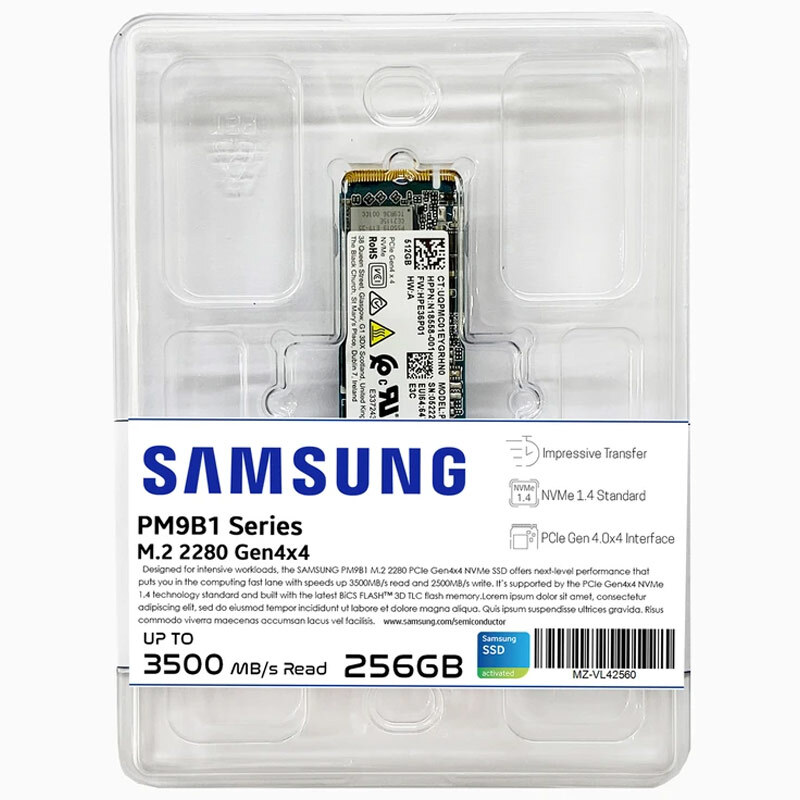 حافظه SSD سامسونگ Samsung PM9B1 256GB M.2