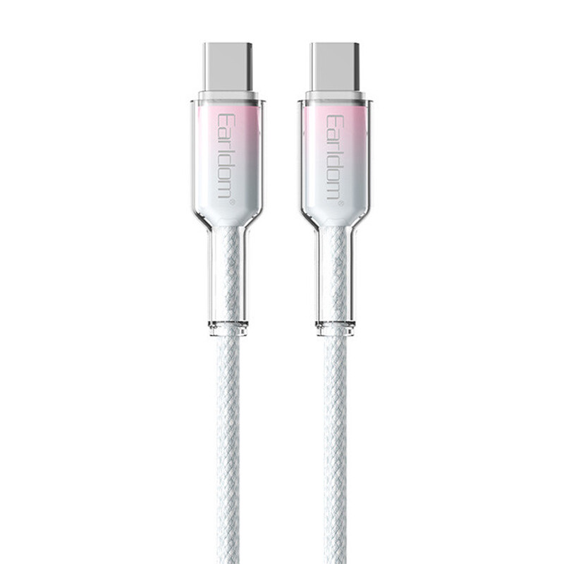 کابل تبدیل فست شارژ Earldom EC-204C-C Type-C To Type-C 60W 1m