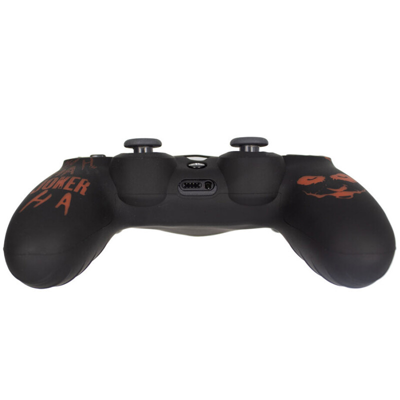 روکش دسته بازی PS4 طرح Joker زمینه مشکی قرمز
