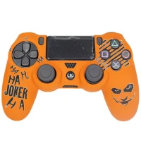 روکش دسته بازی PS4 طرح Joker زمینه نارنجی