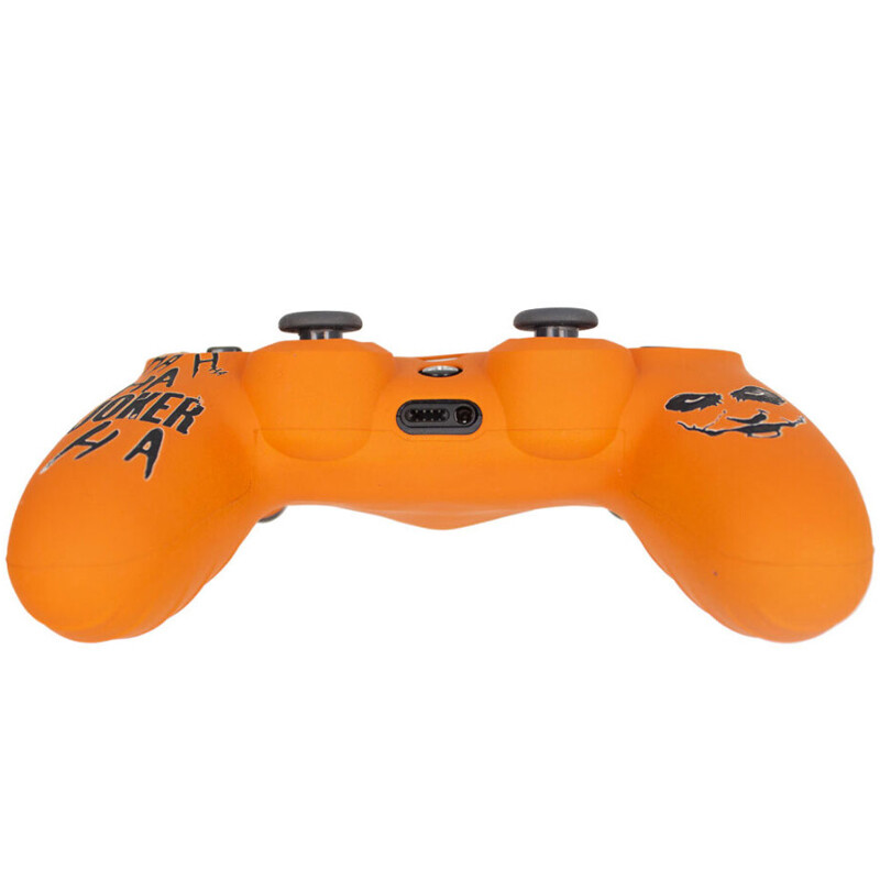روکش دسته بازی PS4 طرح Joker زمینه نارنجی