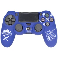 روکش دسته بازی PS4 طرح Fortnite زمینه آبی سفید
