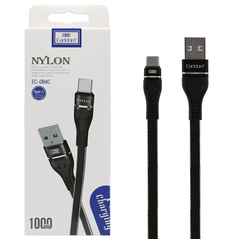 کابل تایپ سی فست شارژ Earldom EC-084C 2.4A 1m
