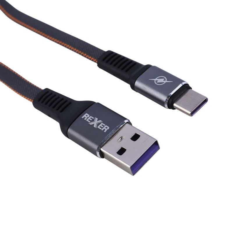 کابل کوتاه تایپ سی فست شارژ Rexer RX-105 5A 30cm