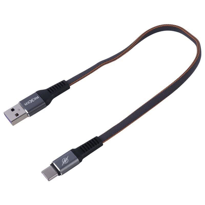 کابل کوتاه تایپ سی فست شارژ Rexer RX-105 5A 30cm