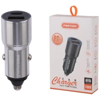 شارژر فندکی فست شارژ Firstyou F069 3A QC3.0 PD 20W