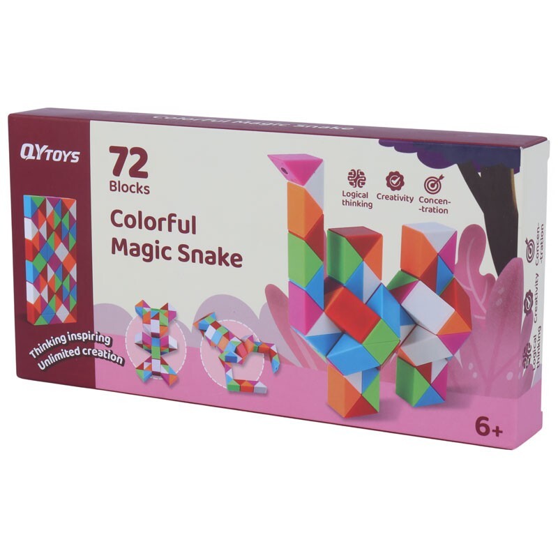 روبیک طرح مار 72 تکه QY Toys EQY564