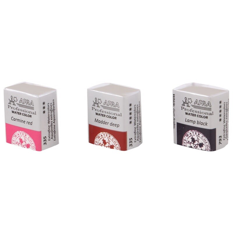 آبرنگ 48 رنگ افرا Afra Professional