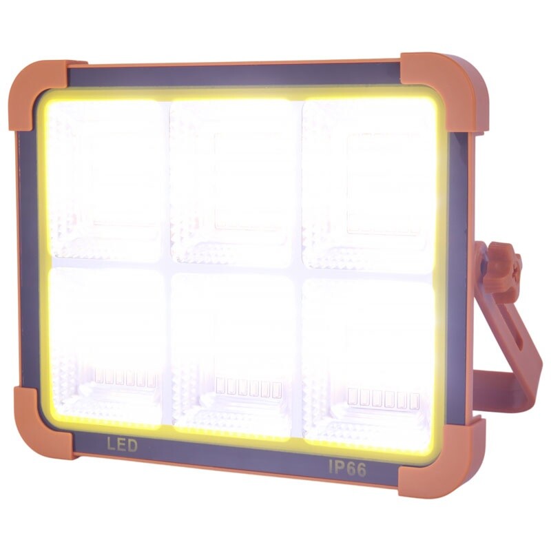 پروژکتور سیار شارژی و پاور بانک خورشیدی Solar LED Light