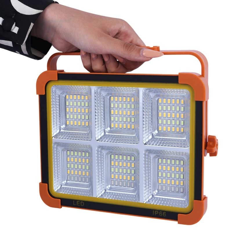 پروژکتور سیار شارژی و پاور بانک خورشیدی Solar LED Light