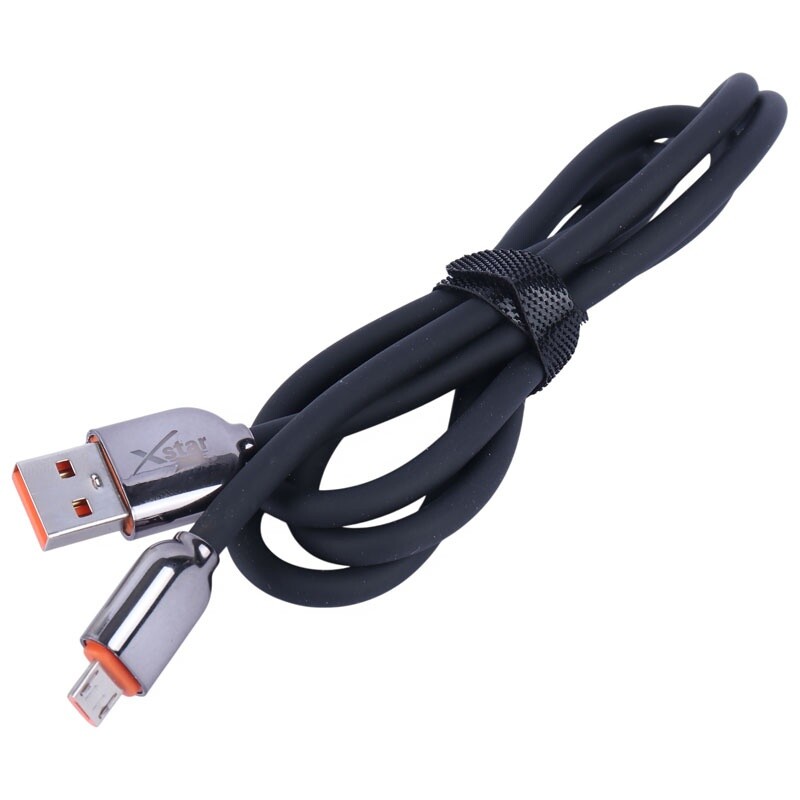 کابل میکرو یو اس بی فست شارژ Xstar XS-25 6A 1m