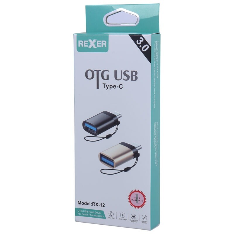 تبدیل USB3.0 OTG به Type-C رکسر RX-12