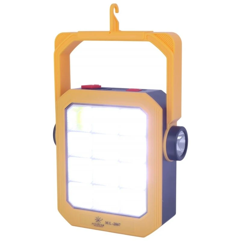 پروژکتور سیار ال ای دی شارژی و پاور بانک خورشیدی Solar LED Light ML-2867B