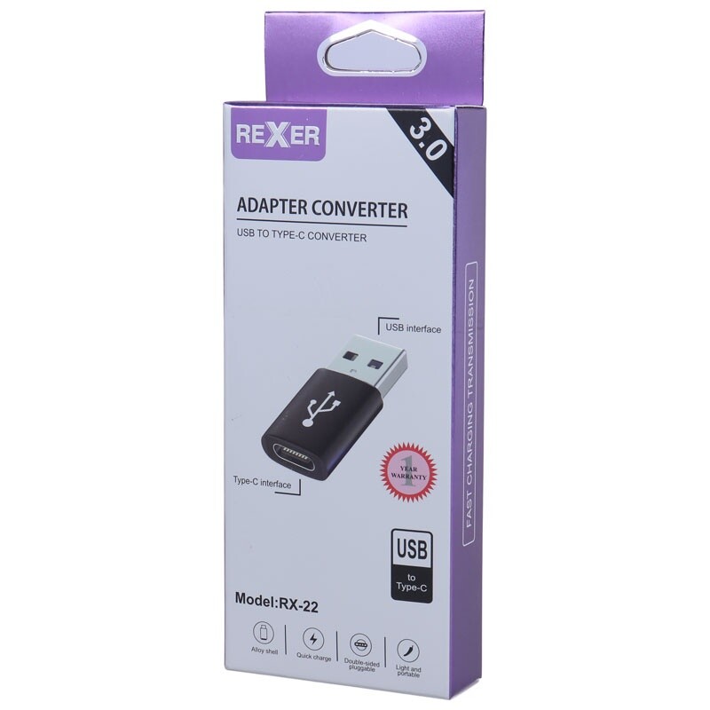 تبدیل Type-C OTG به USB3.0 رکسر RX-22