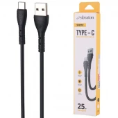کابل کوتاه تایپ سی سیبراتون S107C طول 25 سانتی متر