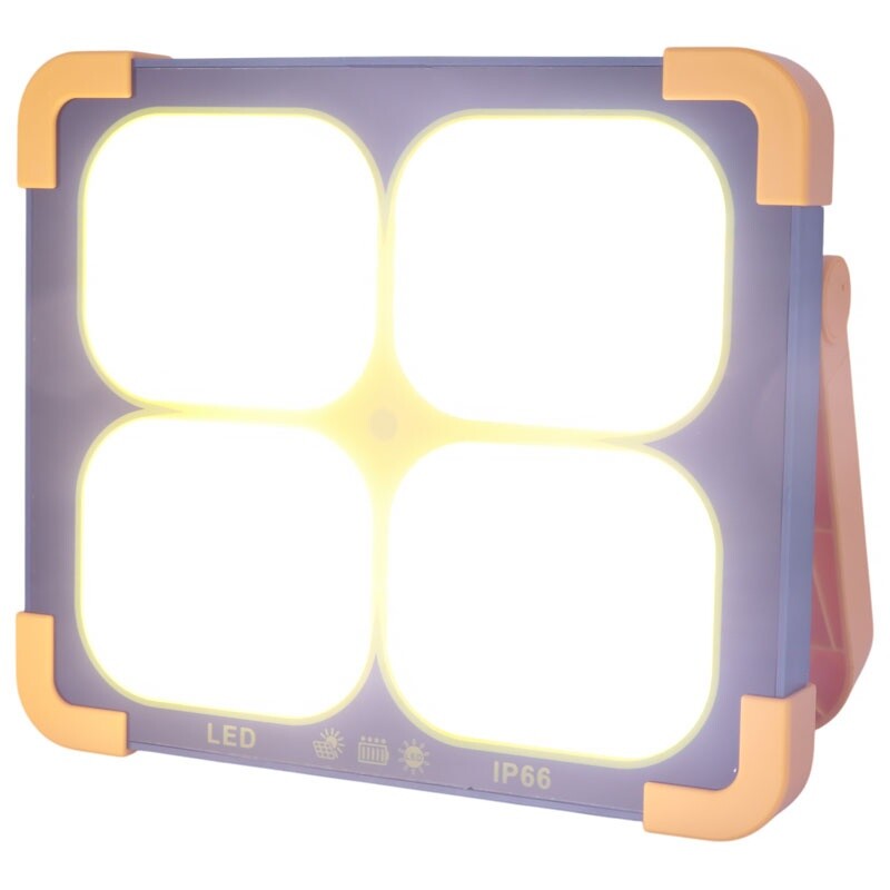 پروژکتور سیار شارژی و پاور بانک خورشیدی Solar LED Light XJ-K3
