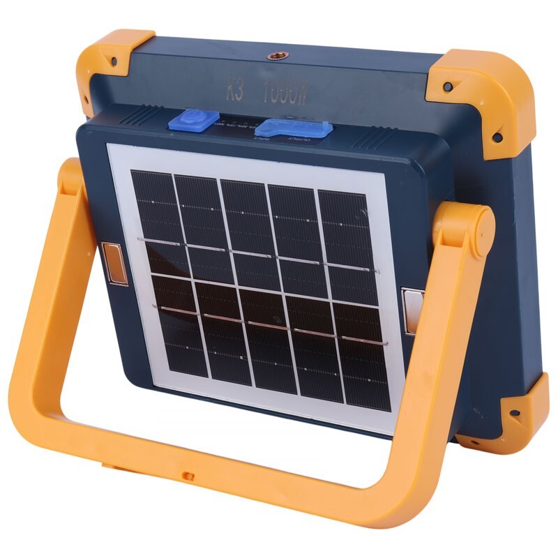 پروژکتور سیار شارژی و پاور بانک خورشیدی Solar LED Light XJ-K3