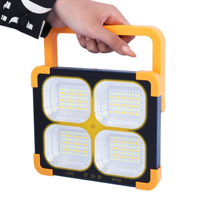 پروژکتور سیار شارژی و پاور بانک خورشیدی Solar LED Light XJ-K3
