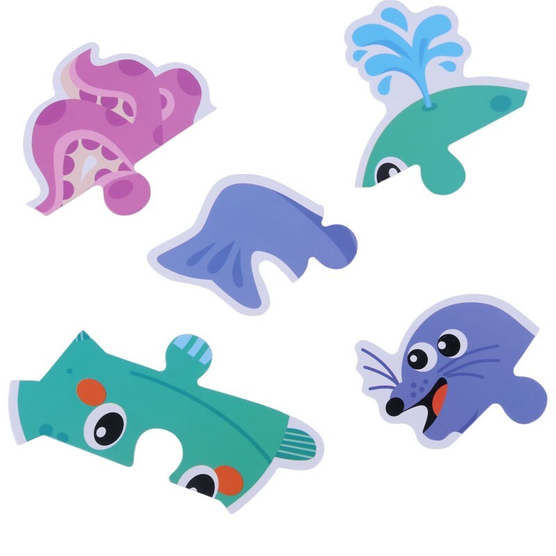 ست پازل puzzle puzzle طرح حیوانات دریایی