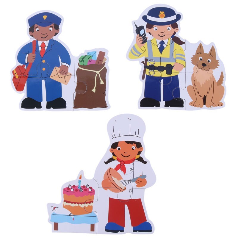 ست پازل puzzle puzzle طرح مشاغل