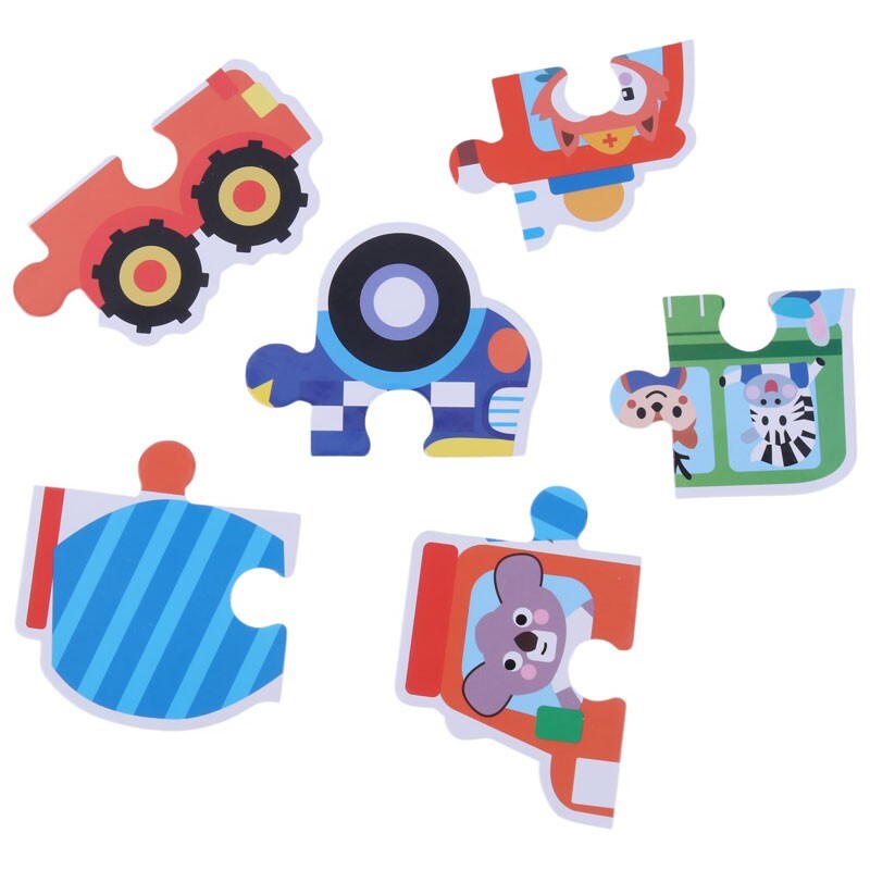 ست پازل puzzle puzzle طرح ماشین