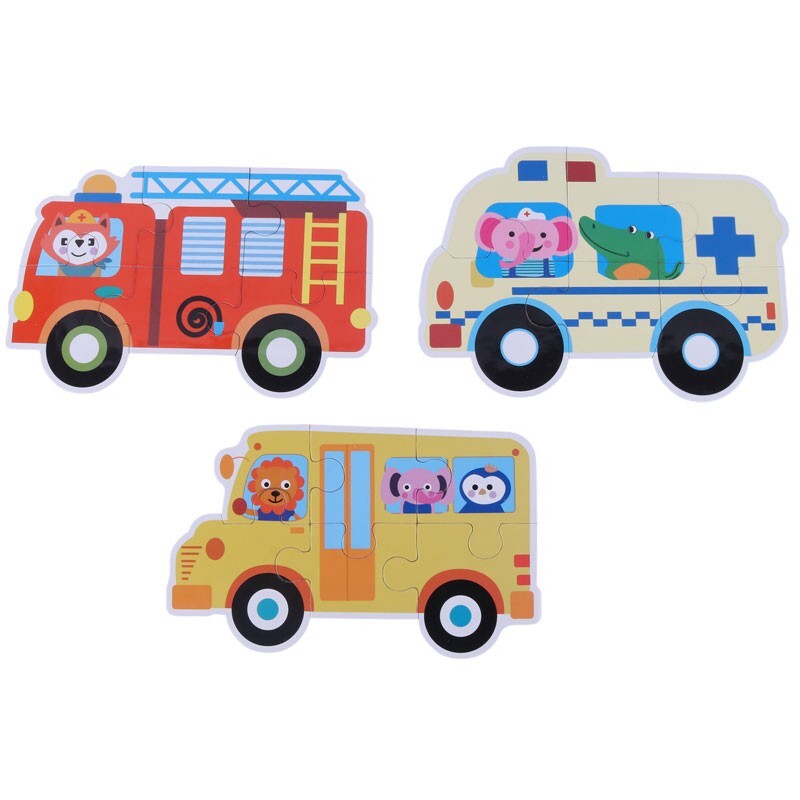 ست پازل puzzle puzzle طرح ماشین