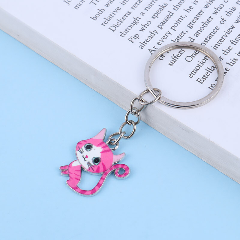 جاکلیدی فلزی طرح گربه