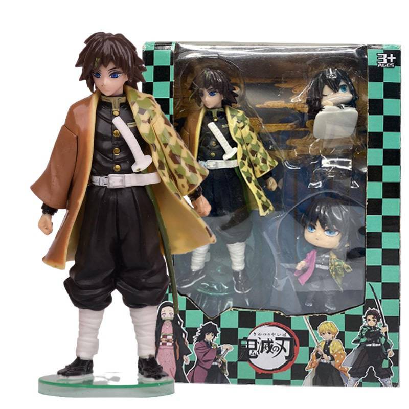اکشن فیگور طرح کارکترهای انیمه Demon Slayer بسته 4 عددی