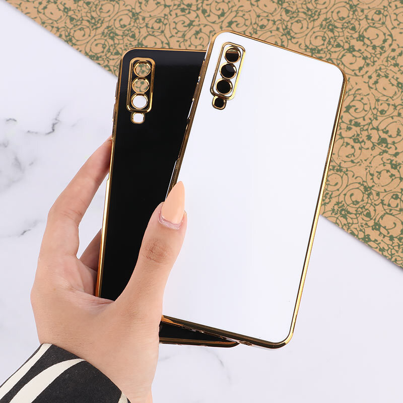 قاب My Case سامسونگ Galaxy A7 2018 براق محافظ لنزدار