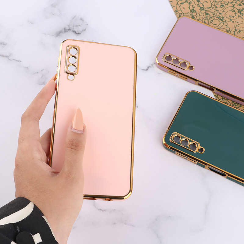 قاب My Case سامسونگ Galaxy A7 2018 براق محافظ لنزدار