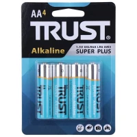 باتری چهارتایی قلمی تراست Alkaline Super Plus LR6