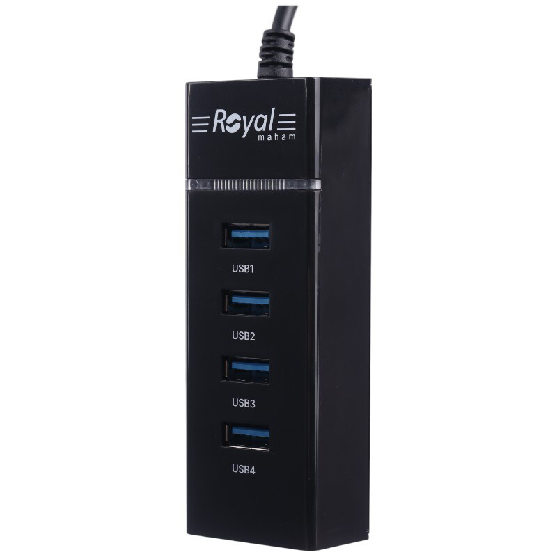 هاب 4 پورت USB3.0 رویال RH3-303