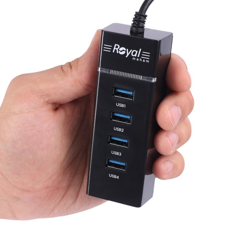 هاب 4 پورت USB3.0 رویال RH3-303