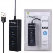 هاب 4 پورت USB3.0 رویال RH3-303