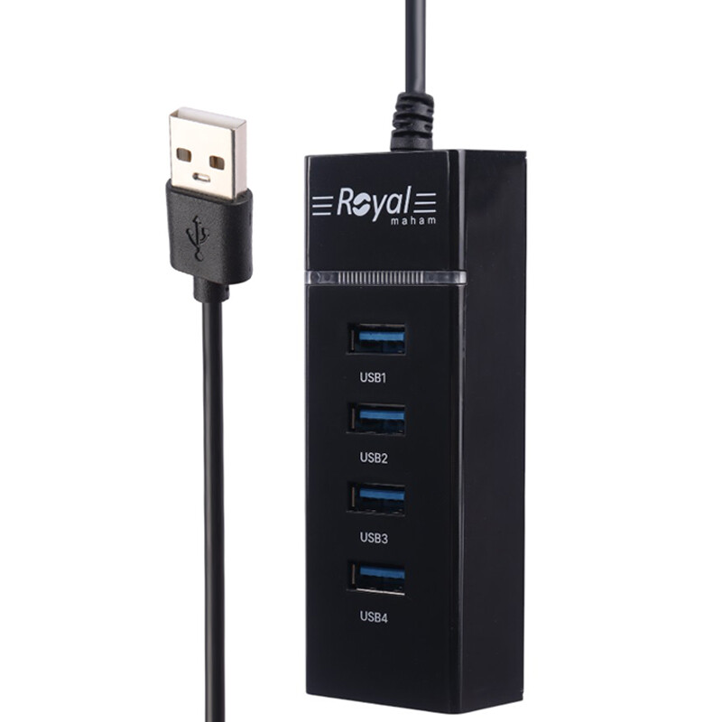 هاب 4 پورت USB3.0 رویال RH3-303