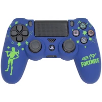 روکش دسته بازی PS4 طرح Fortnite آبی سبز