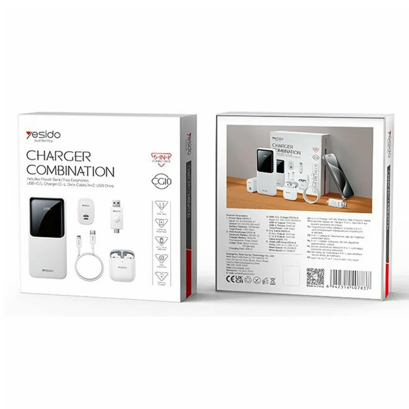 پکیج 5 عددی لوازم جانبی موبایل یسیدو CG10