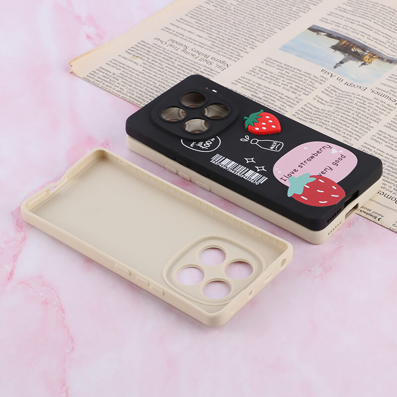 قاب شیائومی Redmi Note 14 Pro 4G عروسکی فانتزی محافظ لنزدار برجسته
