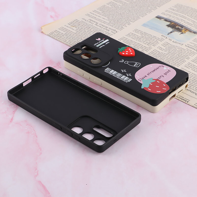 قاب سامسونگ Galaxy S25 Ultra عروسکی فانتزی محافظ لنزدار برجسته