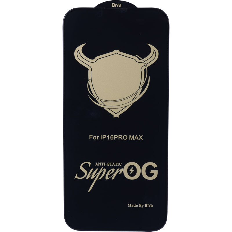 گلس Super OG آنتی استاتیک بیوا آیفون iPhone 16 Pro Max