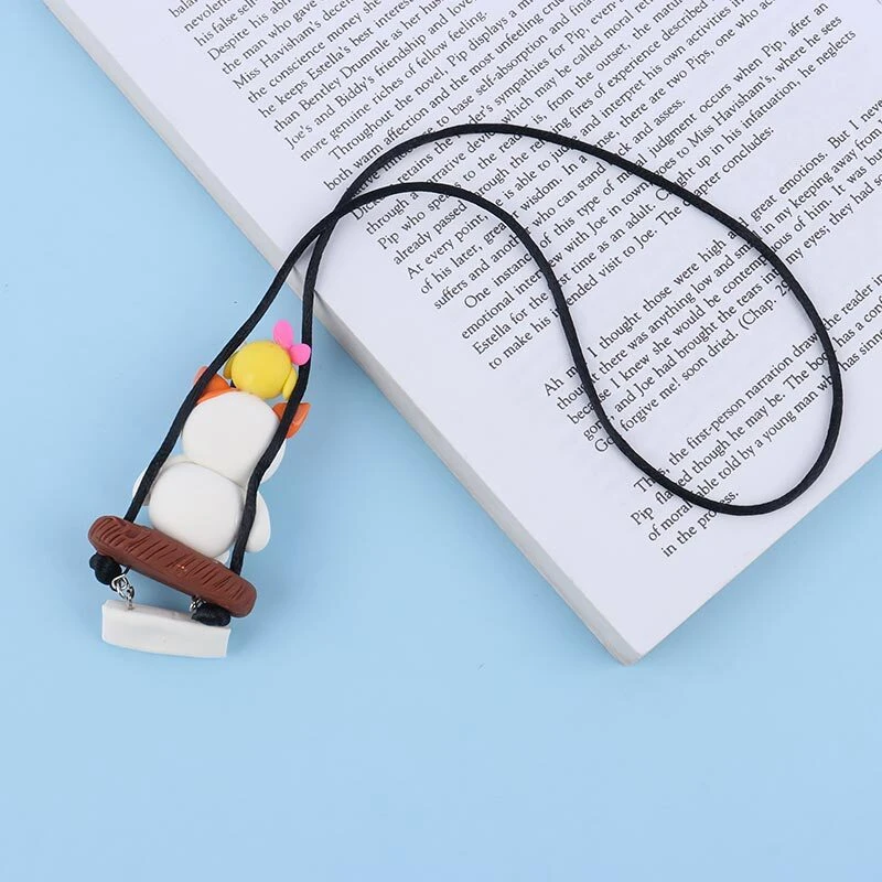 آویز ماشین طرح گربه و جوجه آروم برون