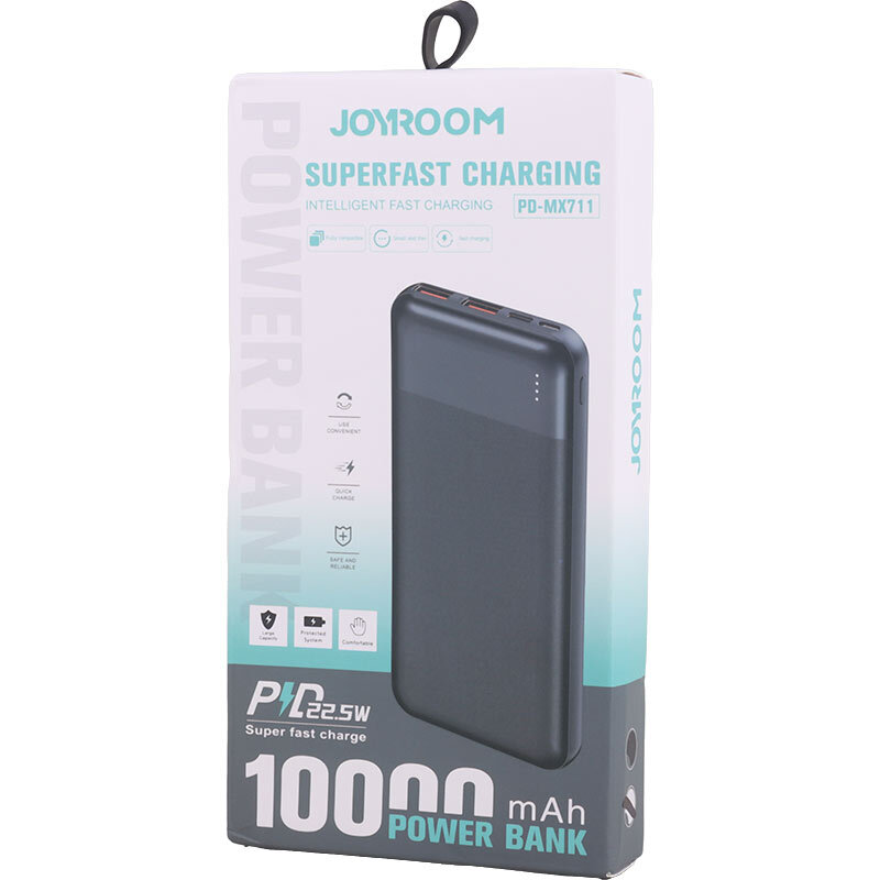 پاور بانک فست شارژ جوی روم PD-MX711 PD 18W ظرفیت 10000 میلی آمپر ساعت
