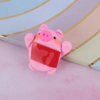 استیکر خمیری برجسته فانتزی موبایل طرح خوک
