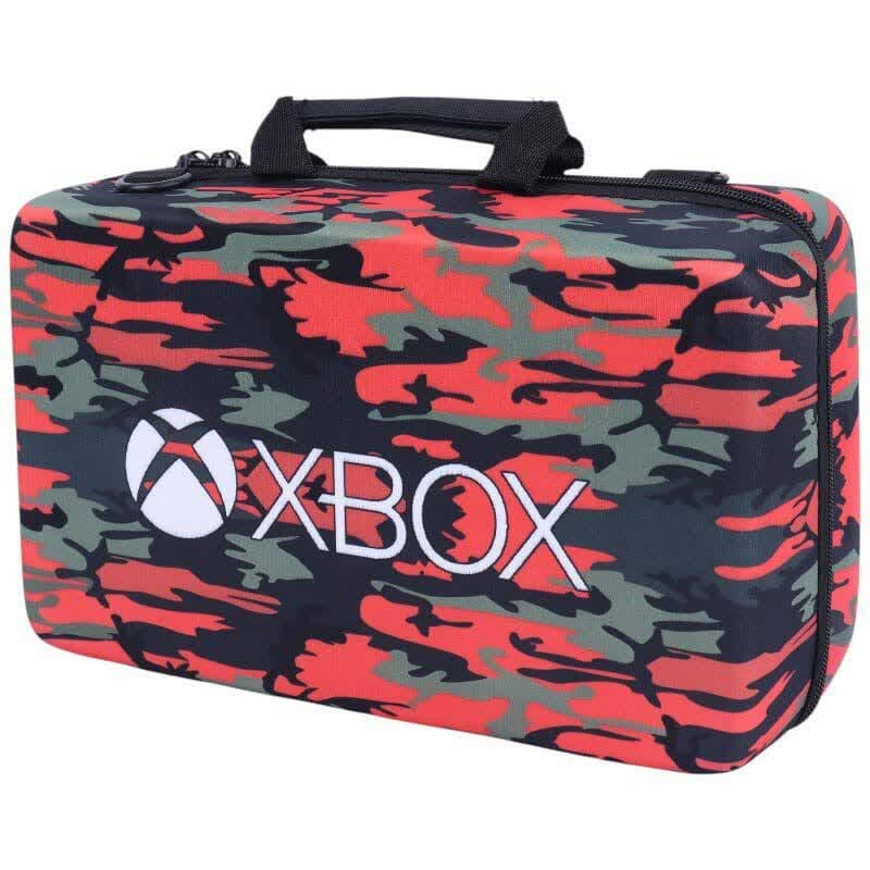 کیف کنسول بازی XBOX Series S طرح چریکی قرمز سبز