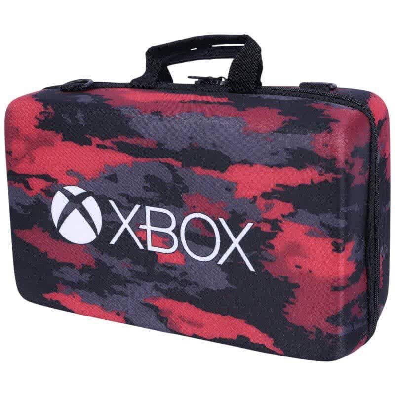 کیف کنسول بازی XBOX Series S طرح چریکی قرمز مشکی کد 2