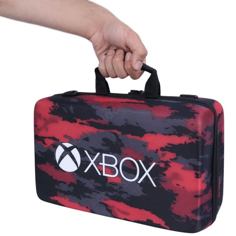 کیف کنسول بازی XBOX Series S طرح چریکی قرمز مشکی کد 2