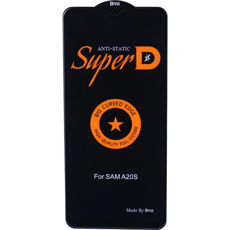 گلس Super D آنتی استاتیک بیوا Curved Edge سامسونگ Galaxy A20s
